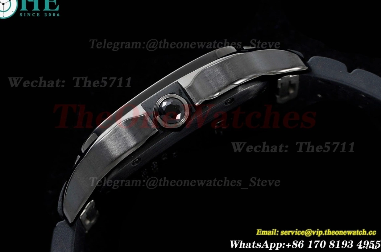 Cartier Mens MY9019 XL Rmn Black GF 40MM PVD RU Santos De 0126